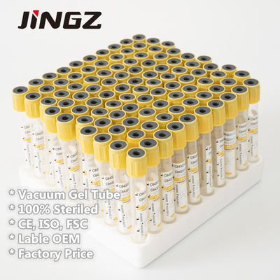 Glasdes klumpen-8ml Serum-Trennzeichen-Klumpen-Aktivator-Rohr Aktivator-der Phiolen-16*100mm