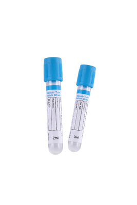 Natriumcitrat-Blut-Sammlungs-Rohr FSC blauer Kappen-2-5ml Plastik-Vacuum-Rohre