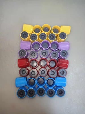 Blut-Sammlungs-Rohr Durchmessers 13mm 16mm zerteilt Gummikappen-Stopper