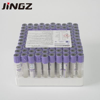 Glas-HAUSTIER 2-10ml Violet Vacuum Edta Coated Blood-Sammlungs-Rohre
