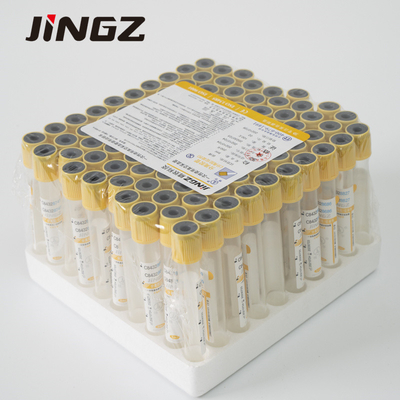 Gelbe Blut-Sammlung Vacuum des Kappen-Gel-Klumpen-Aktivator-Rohr-16*100mm