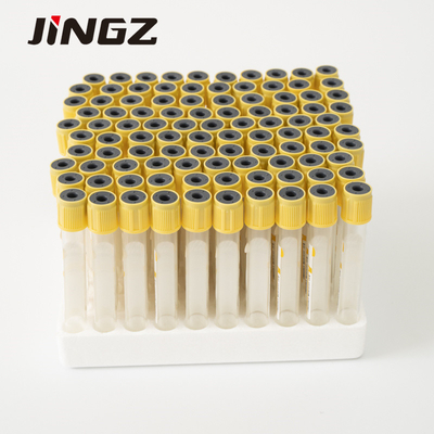 Klumpen-Aktivator-Blut-Sammlungs-Rohr-gelbe Spitze Vacuum YBK 5ml