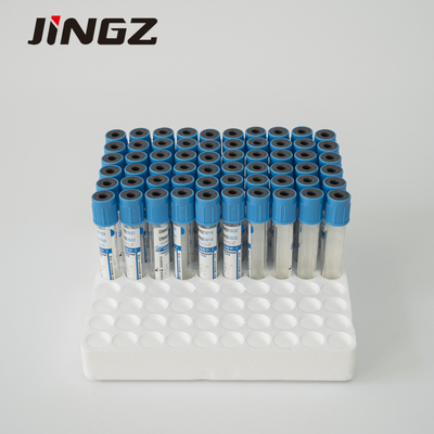 Blaue abgedämpfte Natriumcitrat-Rohre JINGZ 10 ml für ärztliche Untersuchung
