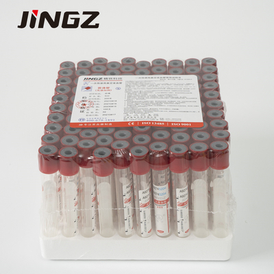 4ml keine additive Blut-Sammlungs-Rohr-roten Spitzenserum-Rohre 13*75mm