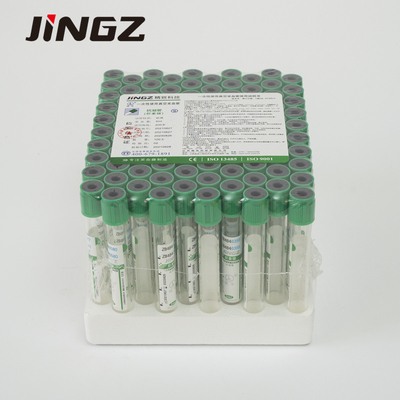 Soem-Heparin-Rohr-Vakuumlithium-Heparin-Natriumheparin-Grün-Reagenzglas