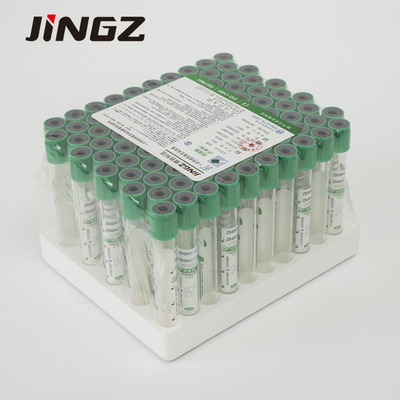 Grünes Lithium-Heparin-Blut-Beispielsammlungs-Rohr-Vakuumreagenzglas 2-10ml