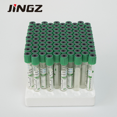 Grünes Lithium-Heparin-Blut-Beispielsammlungs-Rohr-Vakuumreagenzglas 2-10ml