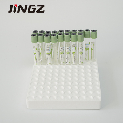 Hellgrüner Glas-Plastik des Natriumheparin-Blut-Beispielsammlungs-Rohr-2-10ml