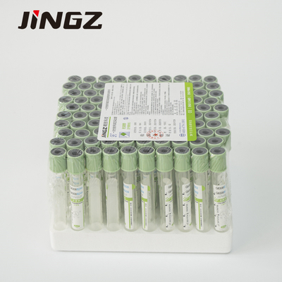 Hellgrünes Blut-Beispielsammlungs-Rohr 13×75mm der Kappen-ISO9001