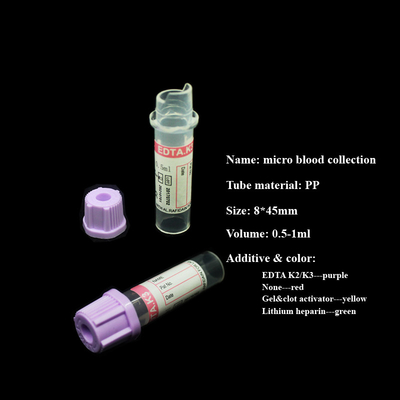 Sterilisations- durch Bestrahlungedta, das pädiatrische Laborrohre der Rohr-0.1ml enthält