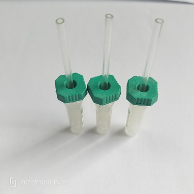8*45mm Lithium-Heparin-Mini-Röhrchen Grünes Mikro-Nichtvakuum-Röhrchen mit Rohr