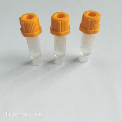 Biochemische gelbe Gel-Trennzeichen-Blut-Rohre der Kappen-Blut-Sammlungs-Rohr-pp. 0.5ml