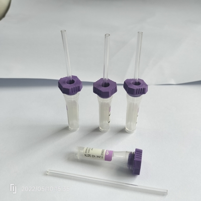 Haarartiges EDTA Mikropurpurrote Kappe Vacuum des blut-Sammlungs-Rohr-0.25ml-1ml