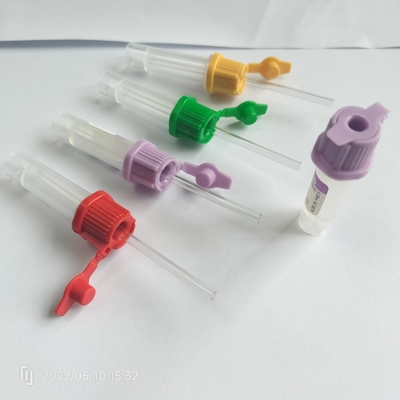 Haarartiges EDTA Mikropurpurrote Kappe Vacuum des blut-Sammlungs-Rohr-0.25ml-1ml