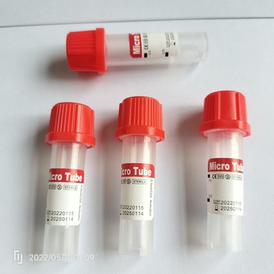 Keine Zusatzstoffe Rotes Mini-Rohr 0,5 ml Kinderblutentnahme-Rohr