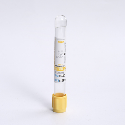 Medizinisches Gel-Glutaktivierungsrohr Glas / PET Vauum-Blutentnahme-Rohr 2 ml-10 ml