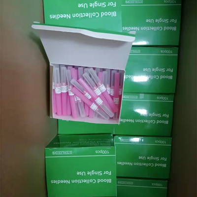 Beispiel-Pen Type Blood Collection Needles des Rosa-18G multi Elementaroperations-Gas-Sterilisation