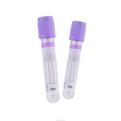 Gesprühter Glas-purpurroter Blutprobe-Flasche Soem-Aufkleber K3edta Vacuum 2ml