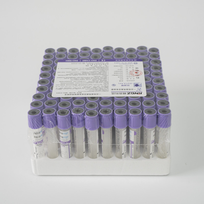 Gesprühter Glas-purpurroter Blutprobe-Flasche Soem-Aufkleber K3edta Vacuum 2ml