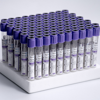 Glas-Plastik des EDTA K3/K2 Rohr-Lavendel-Kappen-Vakuumblut-Sammlungs-Rohr-0.5-10ml
