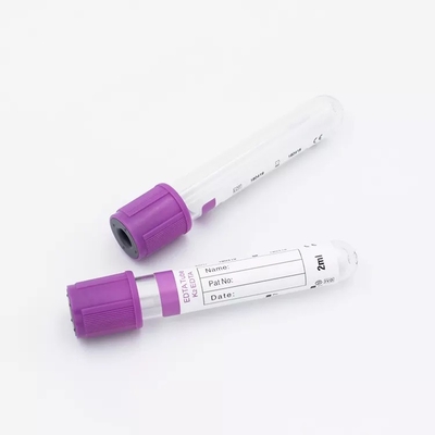 Antigerinnungsmittel-Reagenzglas 13*75mm der Radiats-Sterilisations-purpurrotes Kappen-K2edta
