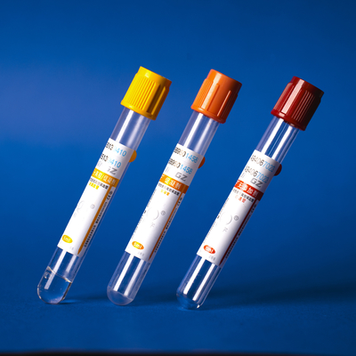 Rotes Vakuum-Klumpen-Aktivator-Blut-Sammlungs-Rohr Plastik-Vacuum-Rohre