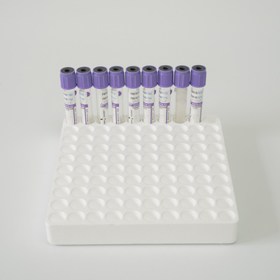 CER-ISO bestätigte purpurrotes Spitzenreagenzglas EDTA K3 Vacuum 0.5ml-10ml