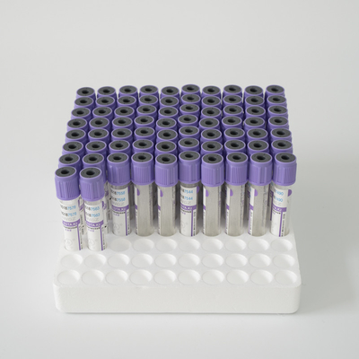 13*75mm EDTA K3 Blut-Sammlungs-Rohr-Lavendel-Spitze Vacuum