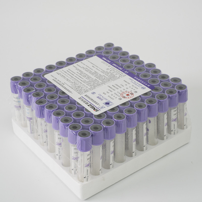 Medizinisches Kennzeichen Vakuum-K3 EDTA Vial Lavender Top Blood Collections-Rohr-ISO13485