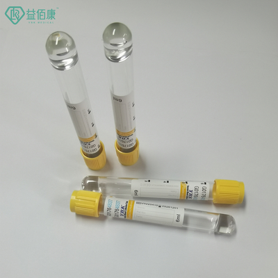 Gelbe Blut-Sammlung Vacuum des Kappen-Gel-Klumpen-Aktivator-Rohr-16*100mm