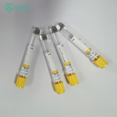 Gelbe Blut-Sammlung Vacuum des Kappen-Gel-Klumpen-Aktivator-Rohr-16*100mm