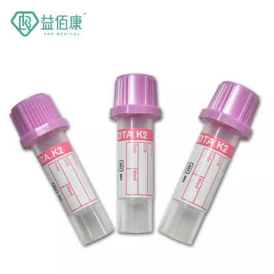 Blut-Sammlungs-Rohr EDTA K3 JINGZ 0.25ml-10ml Mikro-mit farbunterlegten Kappen