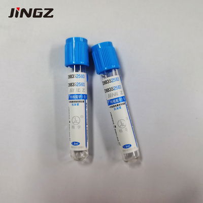Blaues Natriumsitrat-Blutentnahme-Rohr 1,8 ml bis 4,5 ml