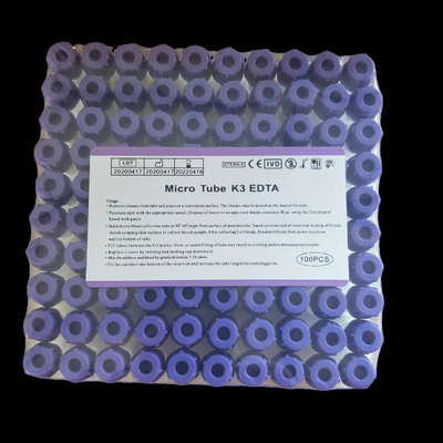 Kleine EDTA-Beispielflasche Mini Pediatric Edta Tubess 8*45mm pp.