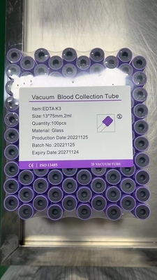 Vacuum-Blut-Sammlung EDTA Rohr-Hersteller 0.5-10ml Glas-HAUSTIER Rohre