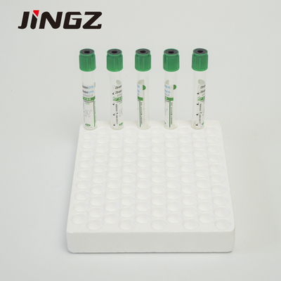 13*75mm grünes Spitzenlithium-Heparin-Rohr 4 ml-Blut-Rohre für biochemische Tests