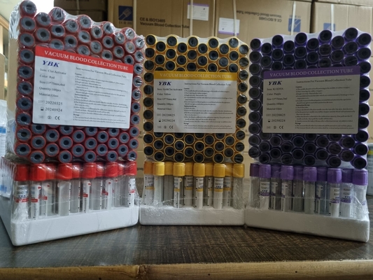 13*75mm Vacuum Blut-Beispielsammlungs-Rohr-EDTA-Rohr-Gel-Rohr 1-10ml