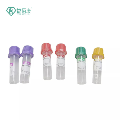 Medizinische Mikro-Blutsammelröhre ohne Vakuum 0,25 ml 0,5 ml 1 ml EDTA K2K3 / Gelröhre
