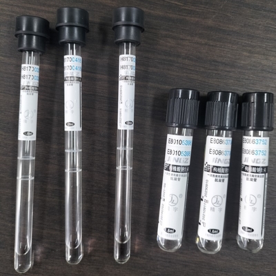 Schwarze Kappe 1, 6 ml 1, 28 ml Natriumcitrat 3, 8% ESR-Röhre Bluttestrohr