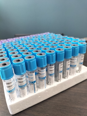 Medizinische Blutentnahmeröhrchen Natriumsitrat 3,2% mit blauen Top-Reagenzröhren