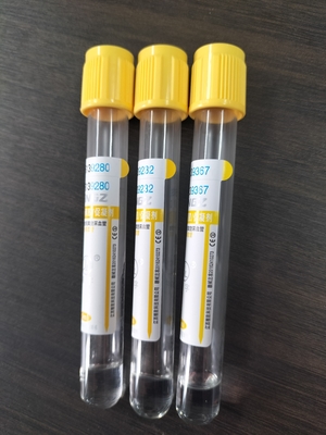 Gelber Top Steril Gel Gerinnsel Aktivierer SST Vakuum Blutprobe Sammelröhre Für das Krankenhaus