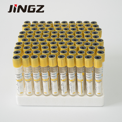 Medizinisches Gel-Glutaktivierungsrohr Glas / PET Vauum-Blutentnahme-Rohr 2 ml-10 ml