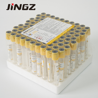 Medizinisches Gel-Glutaktivierungsrohr Glas / PET Vauum-Blutentnahme-Rohr 2 ml-10 ml