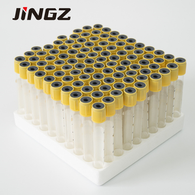 Medizinisches Gel-Glutaktivierungsrohr Glas / PET Vauum-Blutentnahme-Rohr 2 ml-10 ml