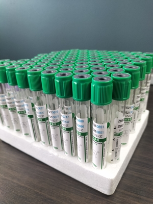 Grüne Kappe 2 ml-10 ml Natriumheparin-Rohr für die medizinische Blutentnahme