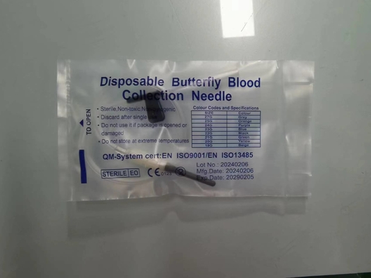 Einflügler-Nadel Blutentnahme-Nadel 21G 22G 23G 24G 25G mit Ce-Marke