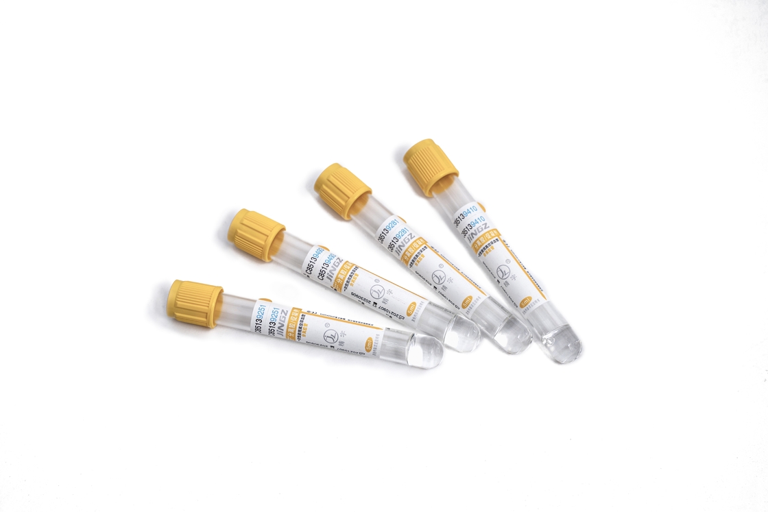 Sicherheits-Blut-Probenahme-Gel-Klumpen-Aktivator-Rohr-goldene Kappe 13*75mm 13*100mm