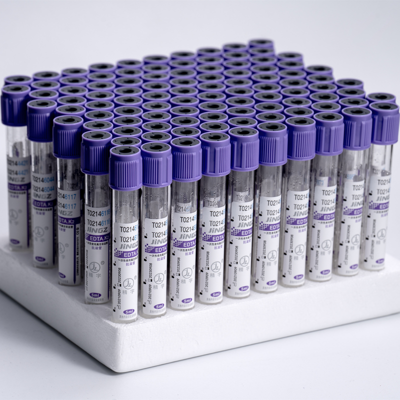 Glas-Plastik des EDTA K3/K2 Rohr-Lavendel-Kappen-Vakuumblut-Sammlungs-Rohr-0.5-10ml
