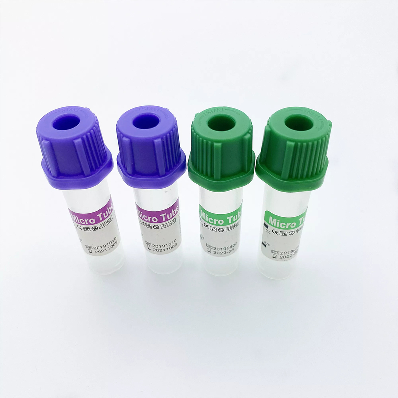 Lavendel Kleine EDTA-Röhrchen Mikro-Nichtvakuum-Edta 0,5 ml Für pädiatrische Tests