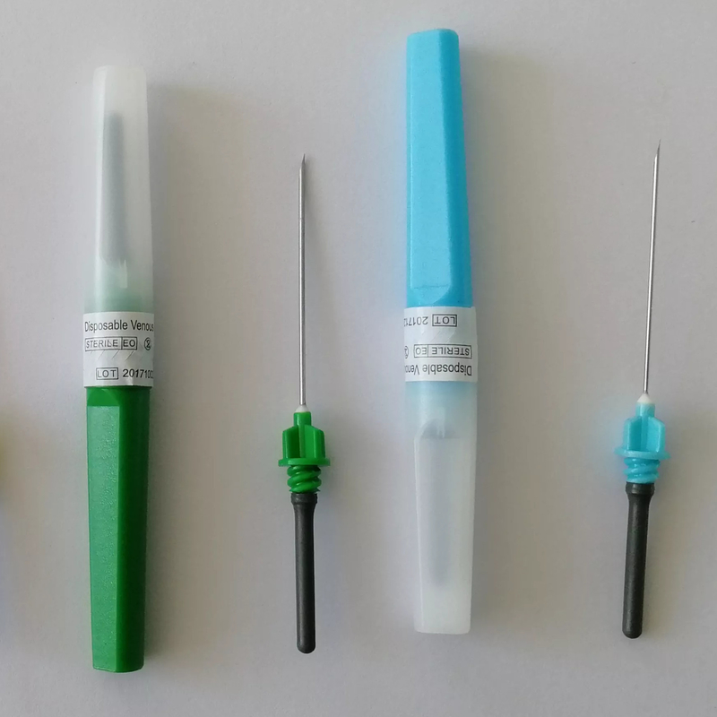 Blauer Steriled Pen Type Blood Collection Needle 23G für mehrfache Proben